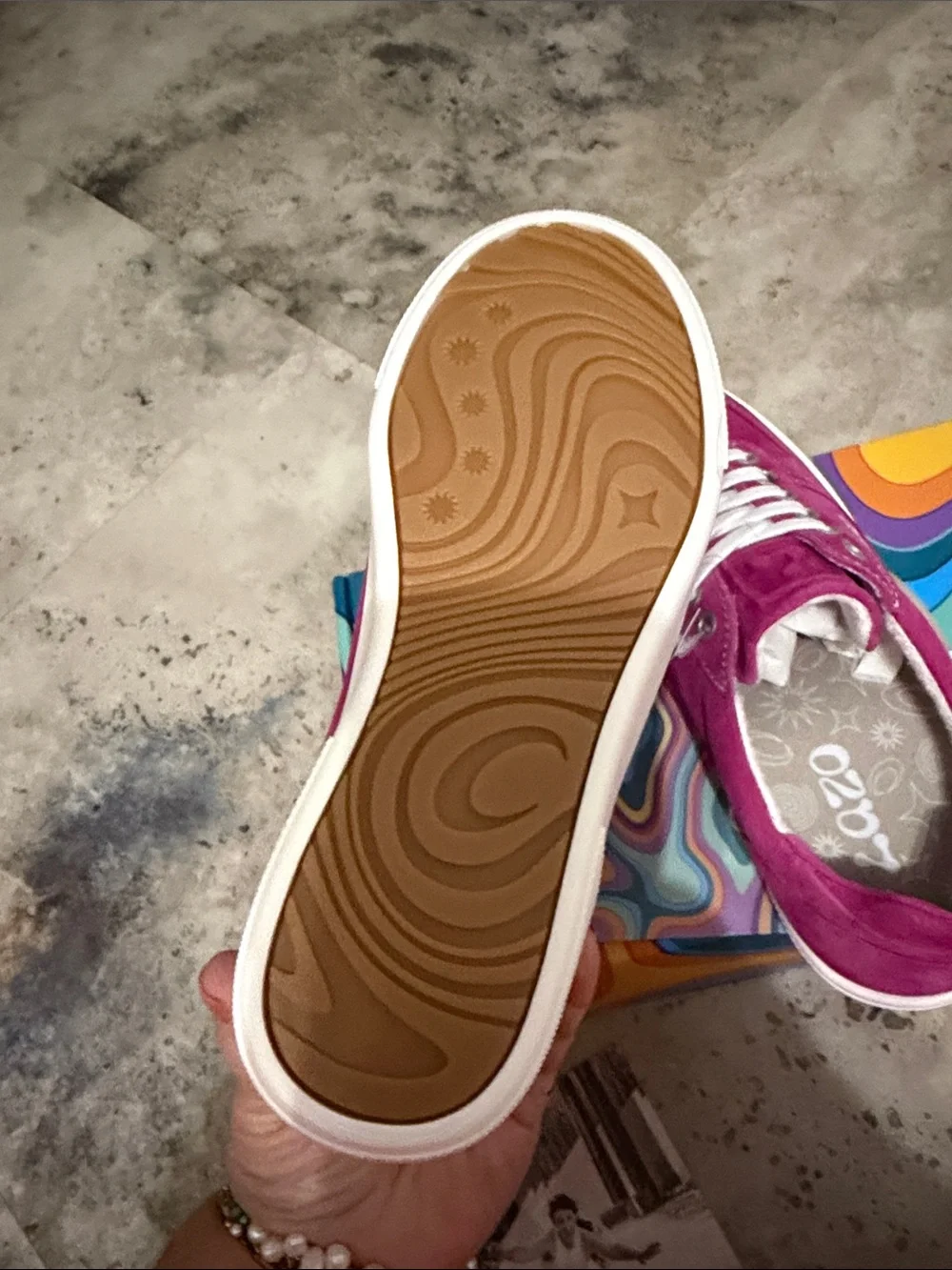 Lazo Hypernova Pink Suede Sneakers